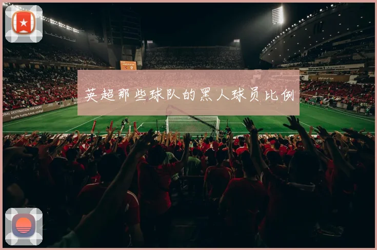 英超那些球队的黑人球员比例